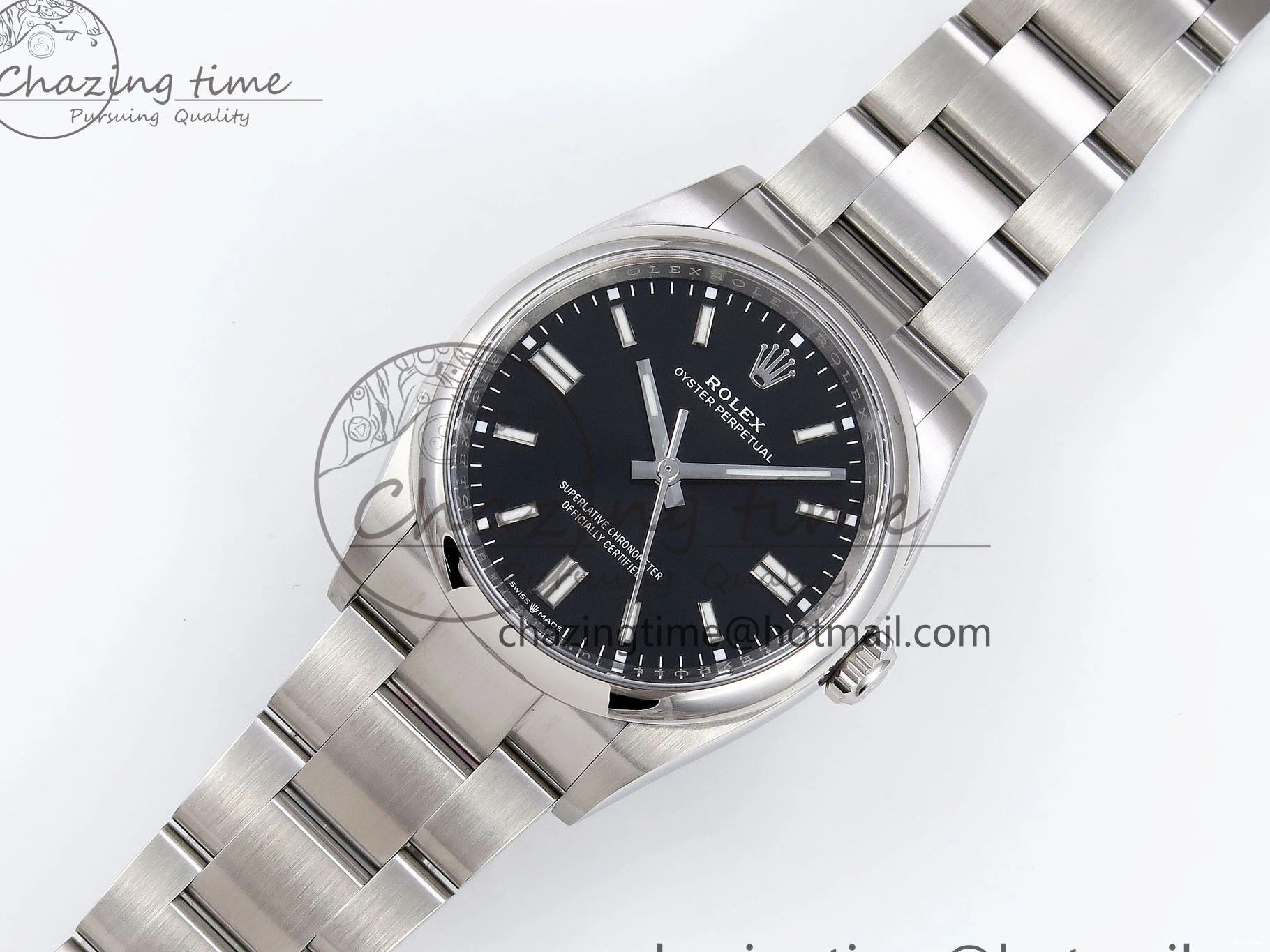 MiroTime 0110 WaterResistant Oyster Perpetual 126000 36mm Clean 1:1 Best Edition 904L Steel Black Dial VR 1635